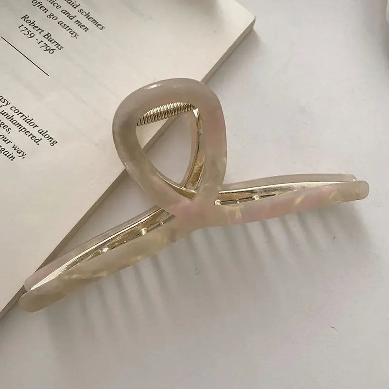 Bow Shaped Hair Claw Clip