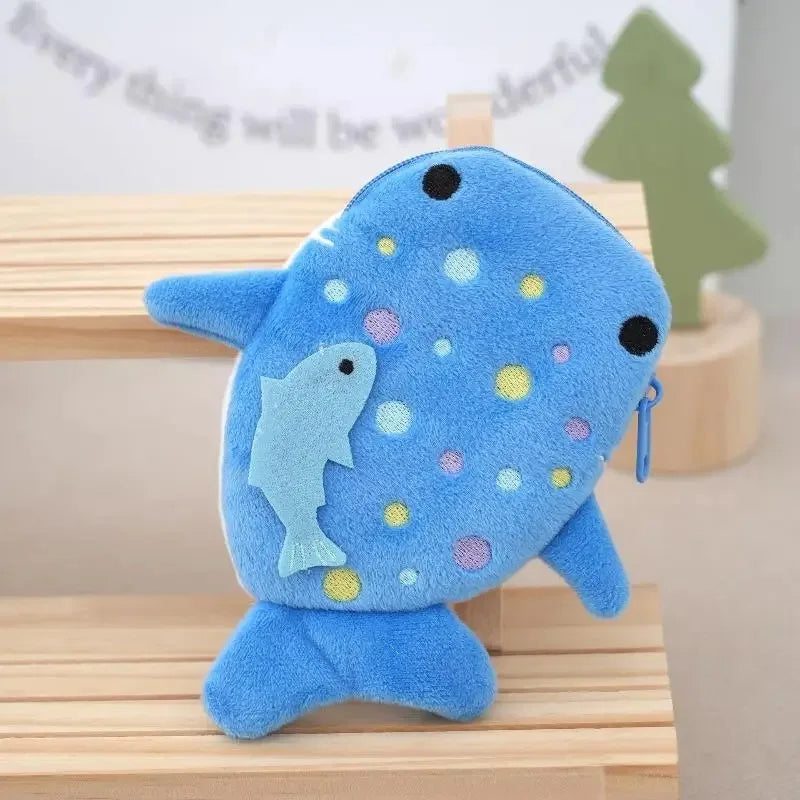 Plush Whale Shark Coin Purse (8 Colours) - Ice Cream Cake