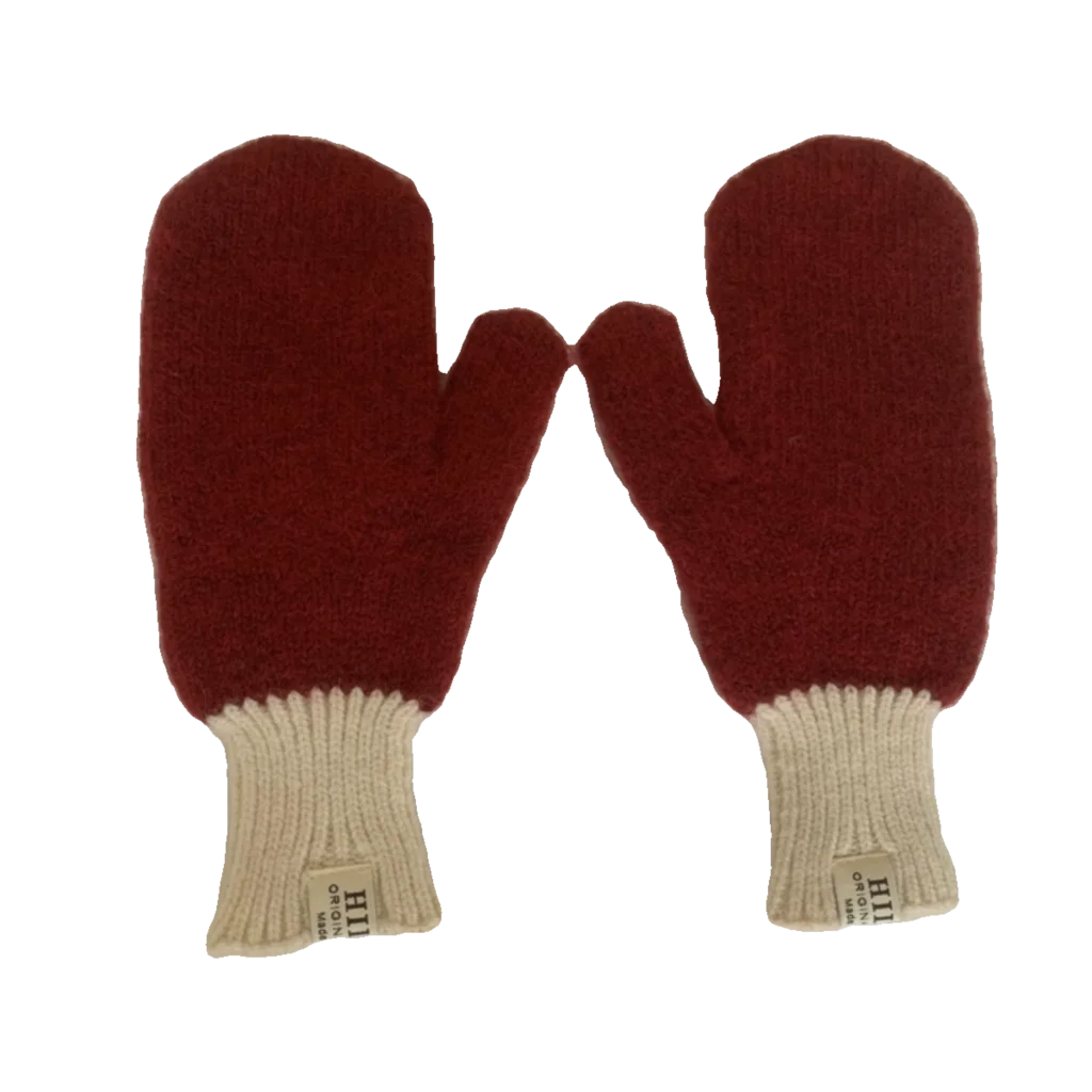 Colour Block Mittens