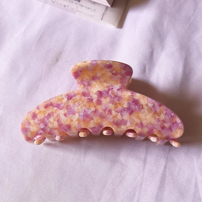 Rustic Pattern Hair Claw - Ice Cream Cake