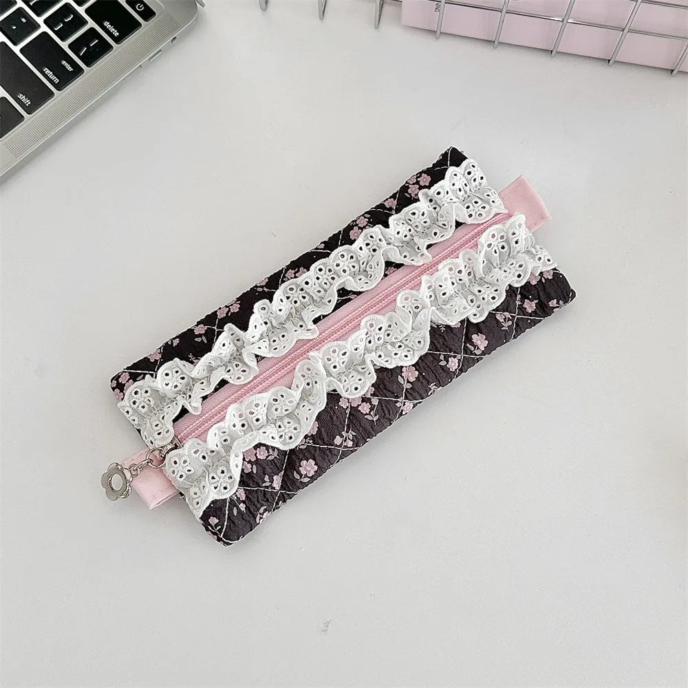 Quilted Cottagecore Pencil Case
