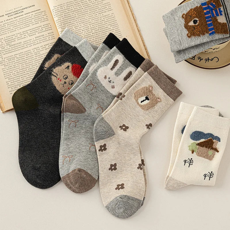 Animal Crew Socks (set of 5)