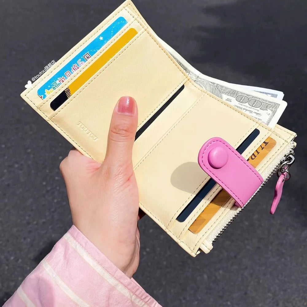 Stylish Sausage Dog Embroidery Pass Case Wallet