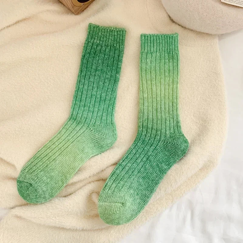 Dreamy Gradient Crew Socks