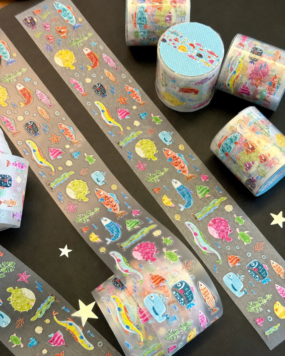 Underwater Fish Party Jumbo Sticker Sheet