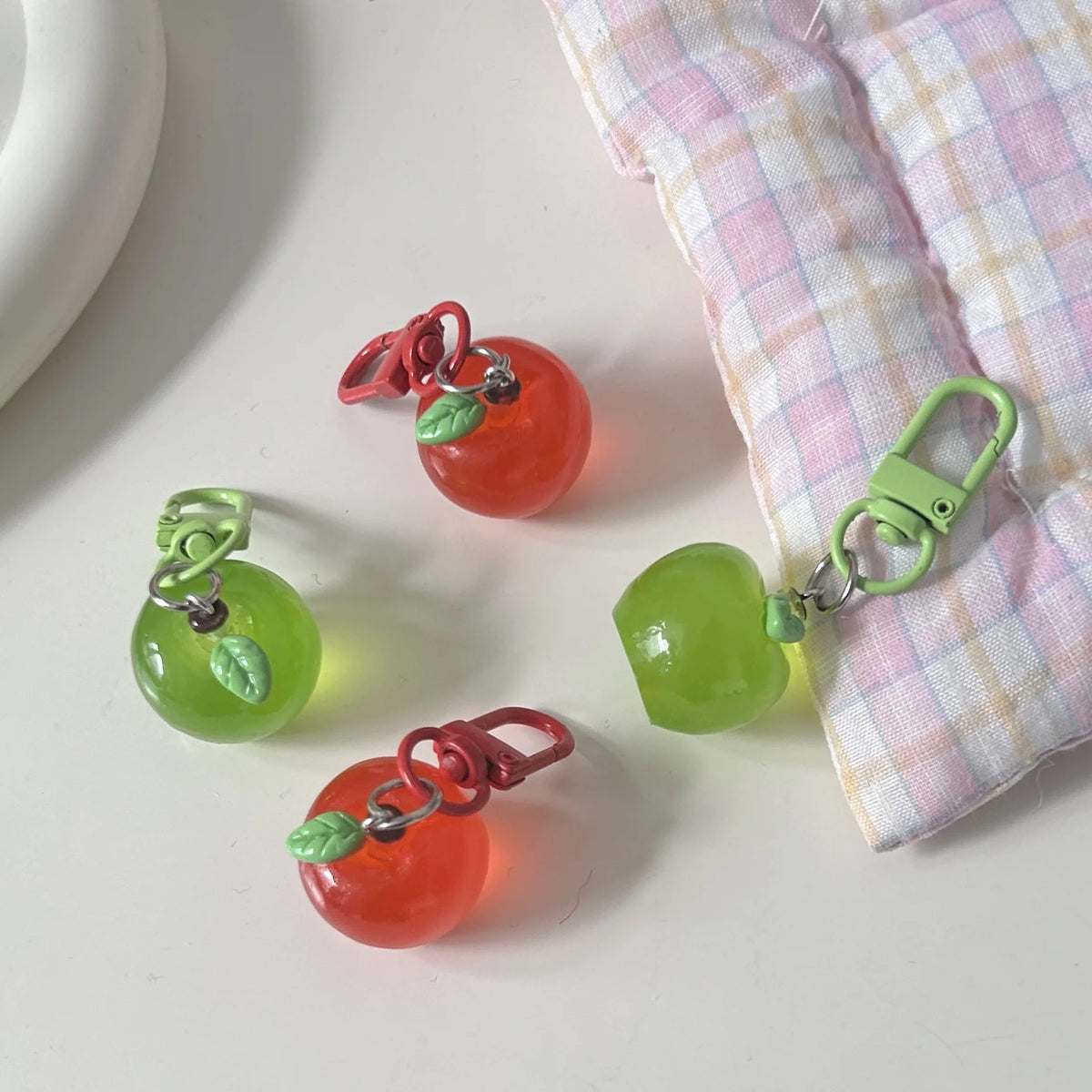 Candy Apple Clip-On Charm