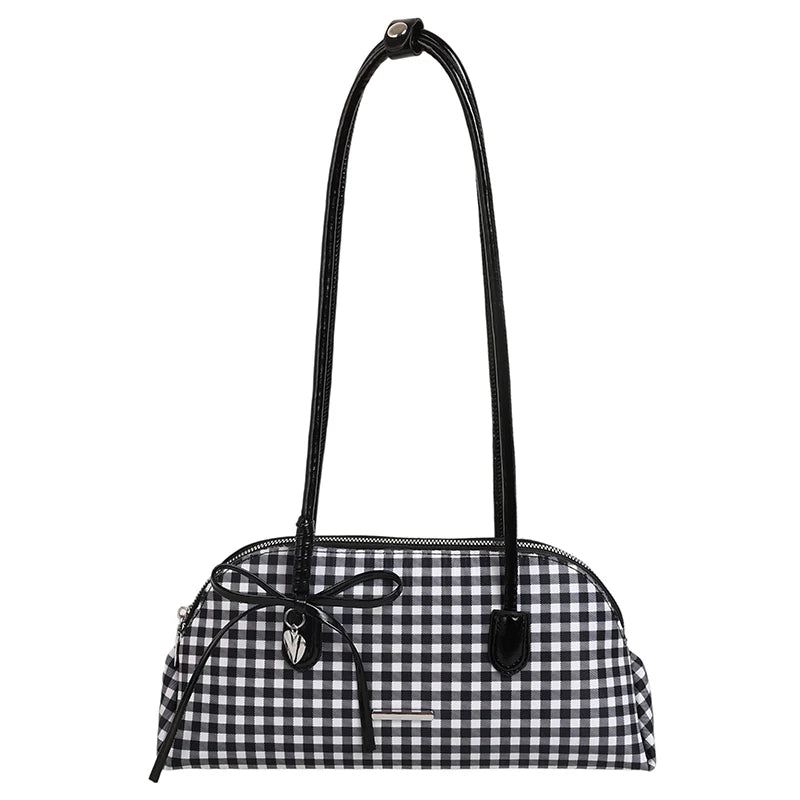 Retro American Style Crossbody Bag Women's Handbag Fashionable Handheld Bag Casual Single Shoulder Bag Simple Style Handbag - Ice Cream Cake