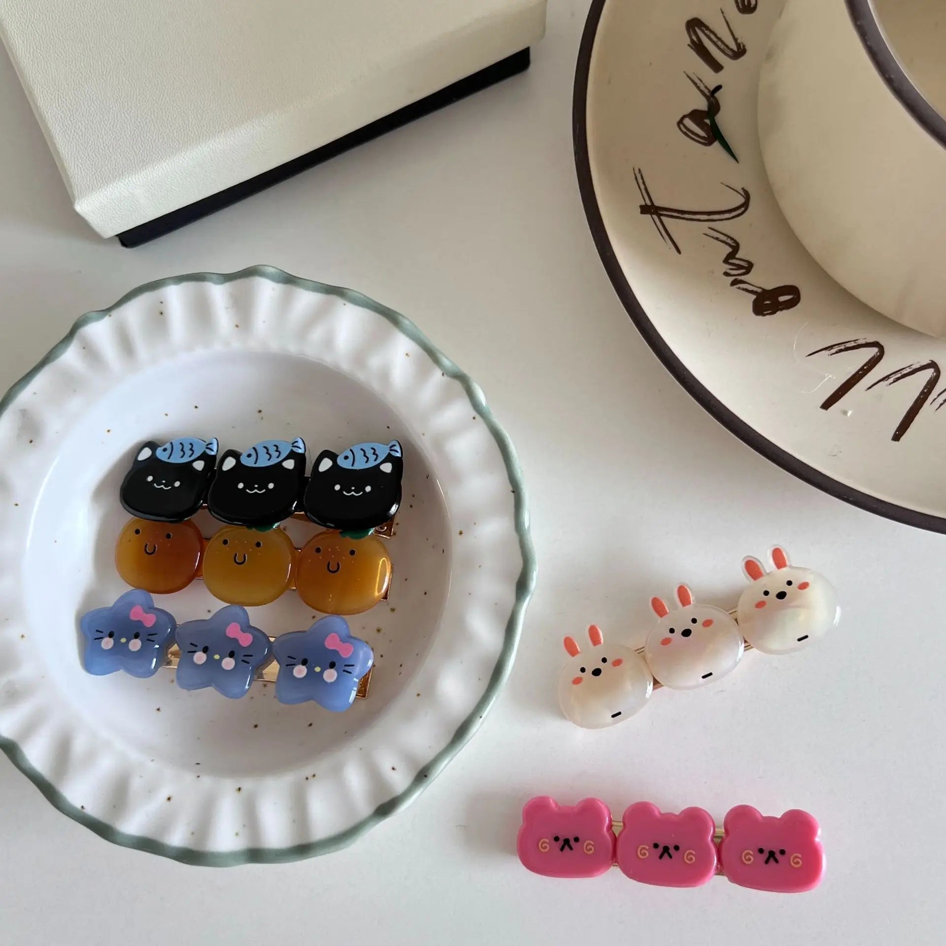 Cutie Pop Animal Hairclips (5 Designs) - Ice Cream Cake