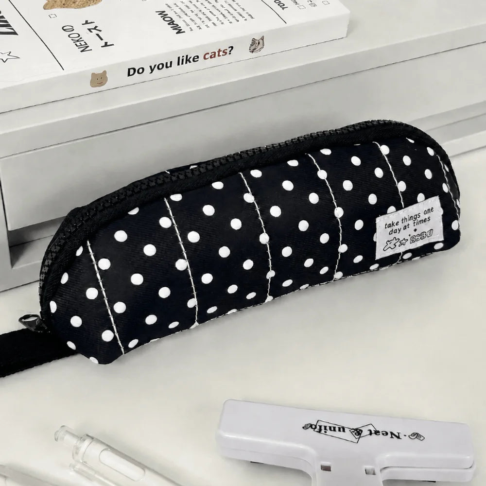 Pastel Polka Dot Pencil Case