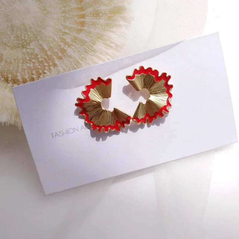 Pencil Shavings Earrings - Ice Cream Cake