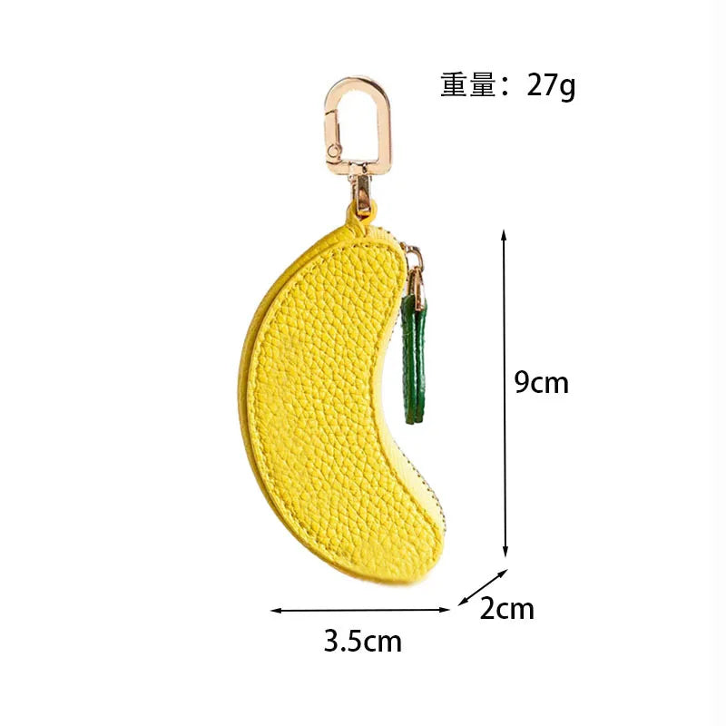 Fruit Shaped Mini Zipper Purse
