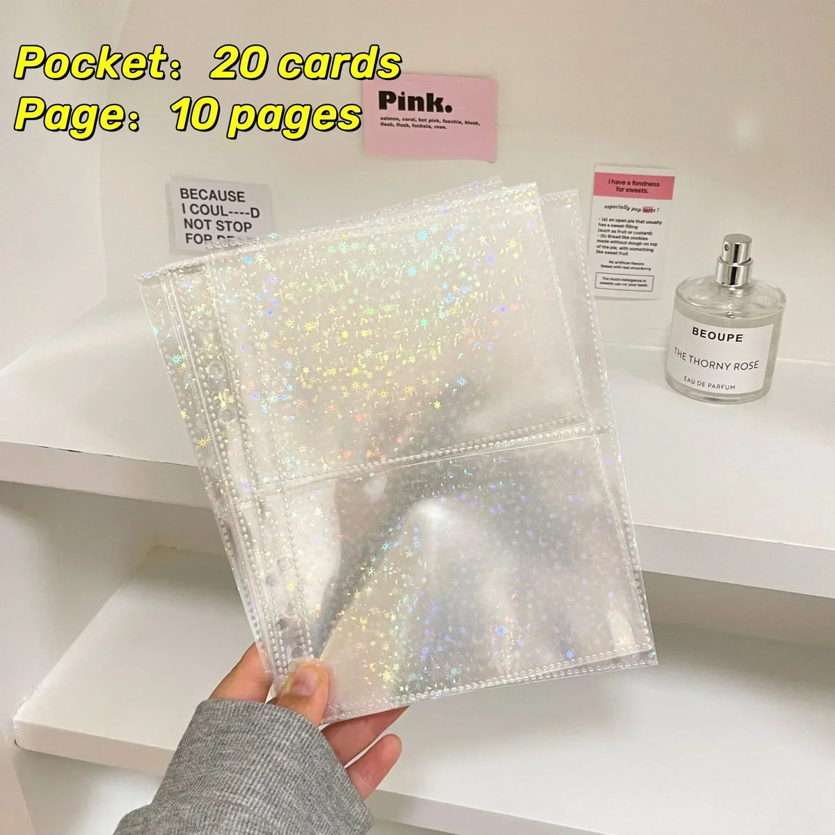 Trading Card Insert Sleeve Planner Page Sets (Set of 10 Sheets)