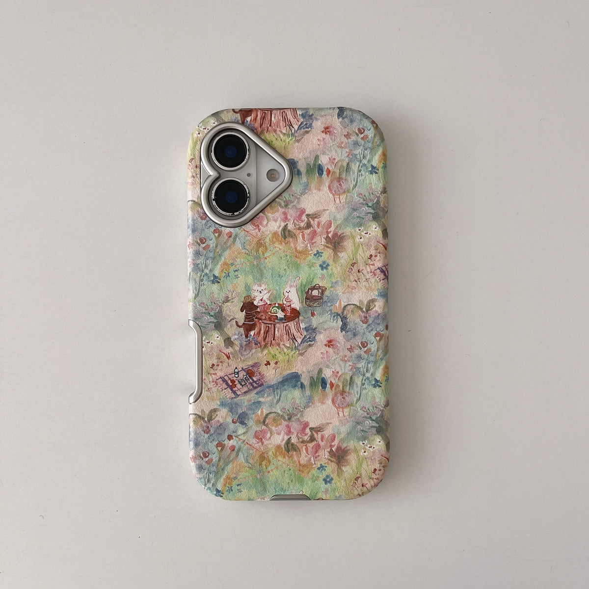 Flower Meadow Tea Party iPhone Case