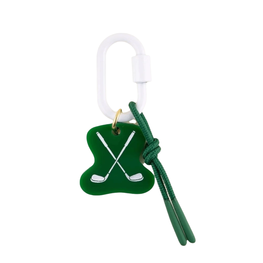 Cartoon Acrylic Rope Woven Pendant Cute Creativity Floral Keyring Retro Geometric Shape Bag Chain Charms Student - Ice Cream Cake