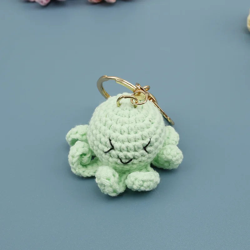 Handmade Crochet Ocean Friends Keychain Charm
