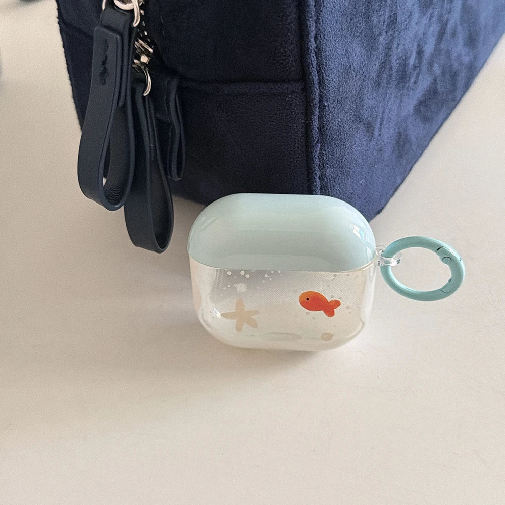 Goldfish Clip-On AirPods Charger Case Cover