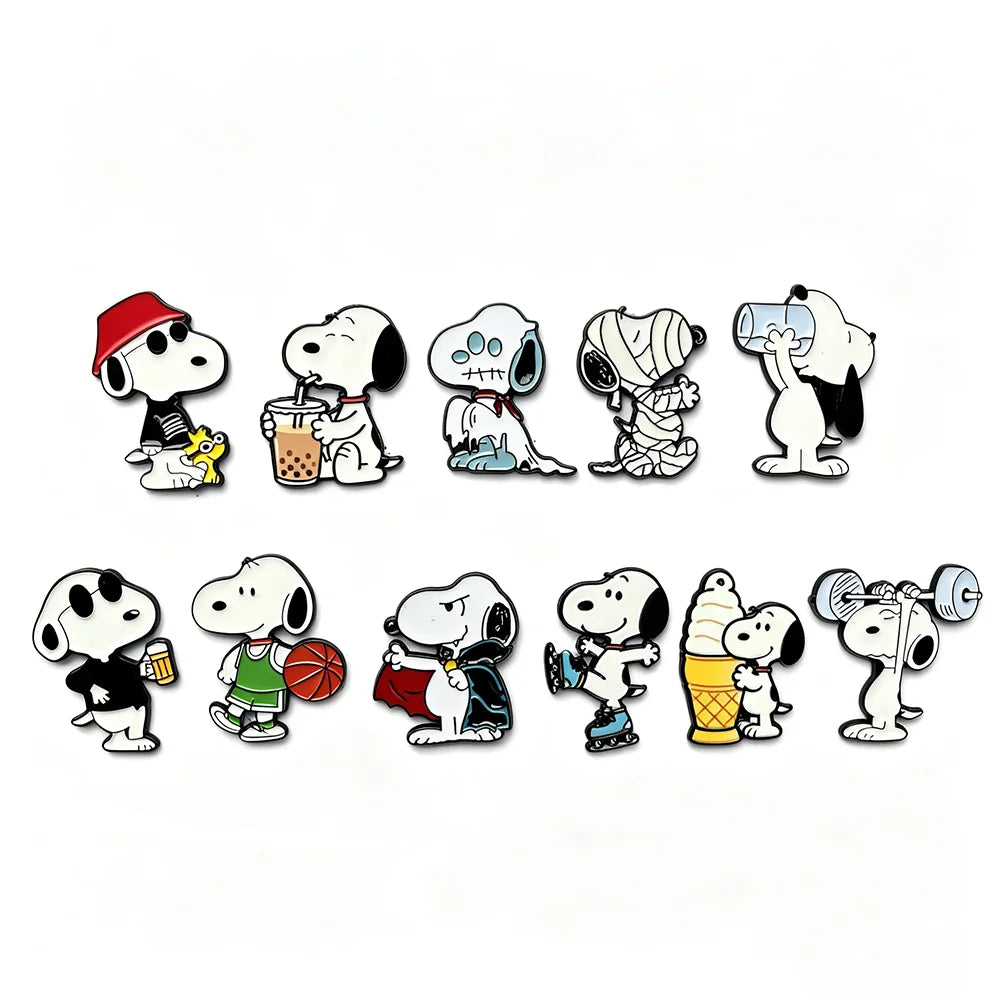 Snoopy Enamel Pin Sets