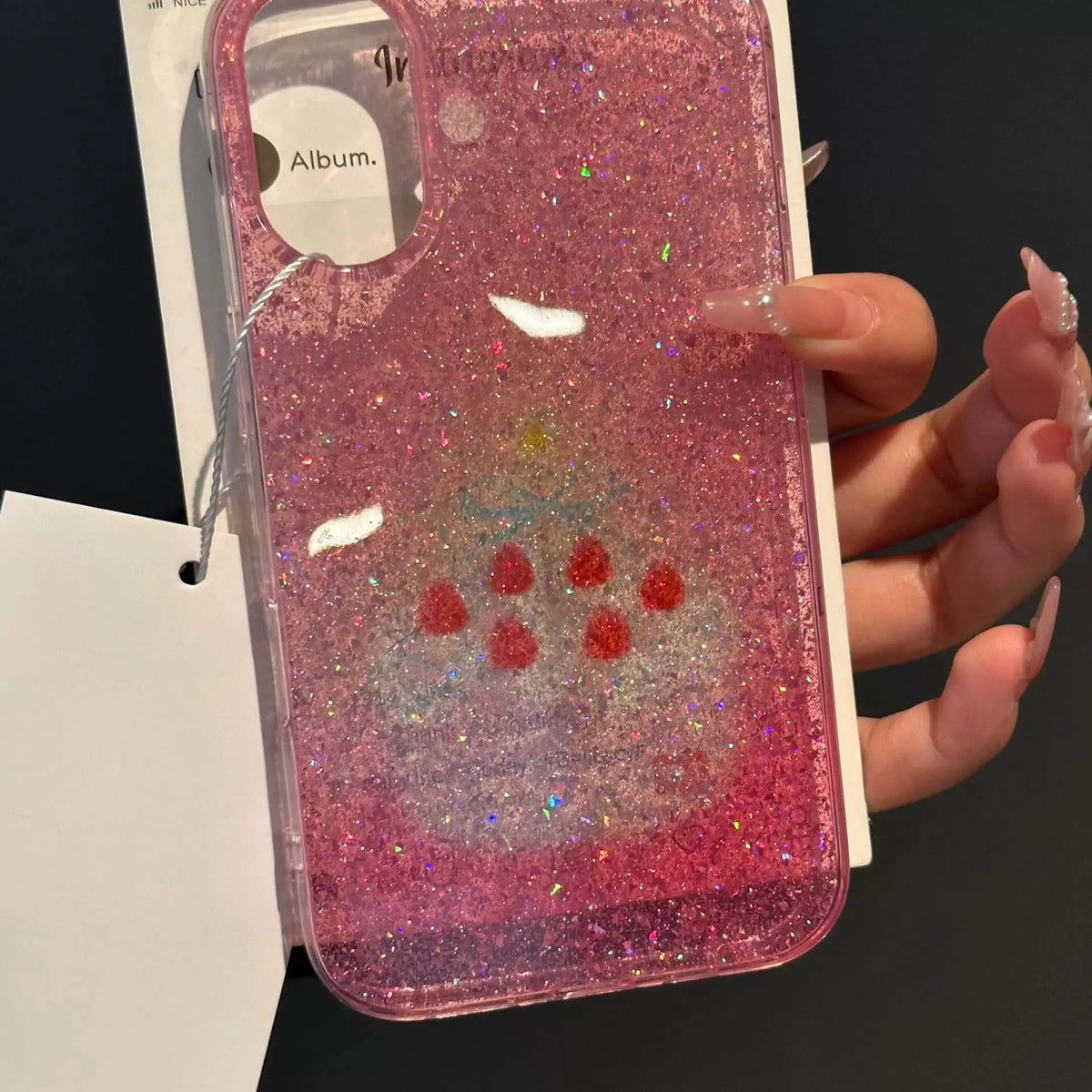 Glitter Birthday Cake iPhone Case