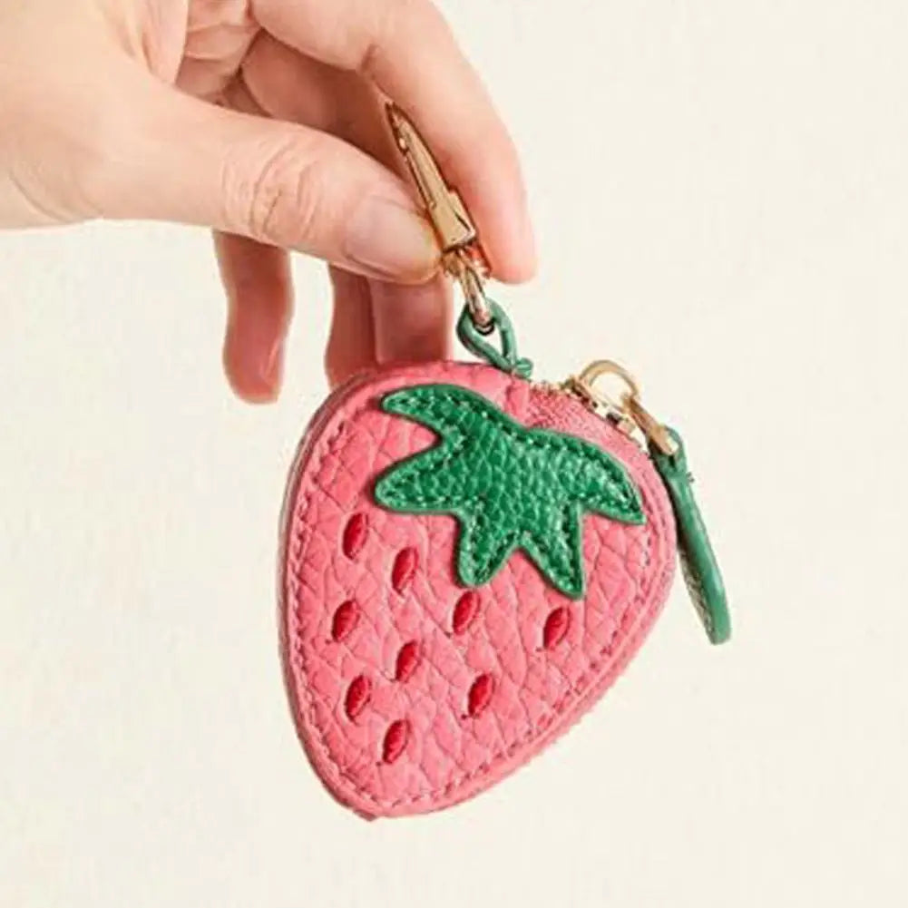 Fruity Clip-On Zipper Pouch Keychain