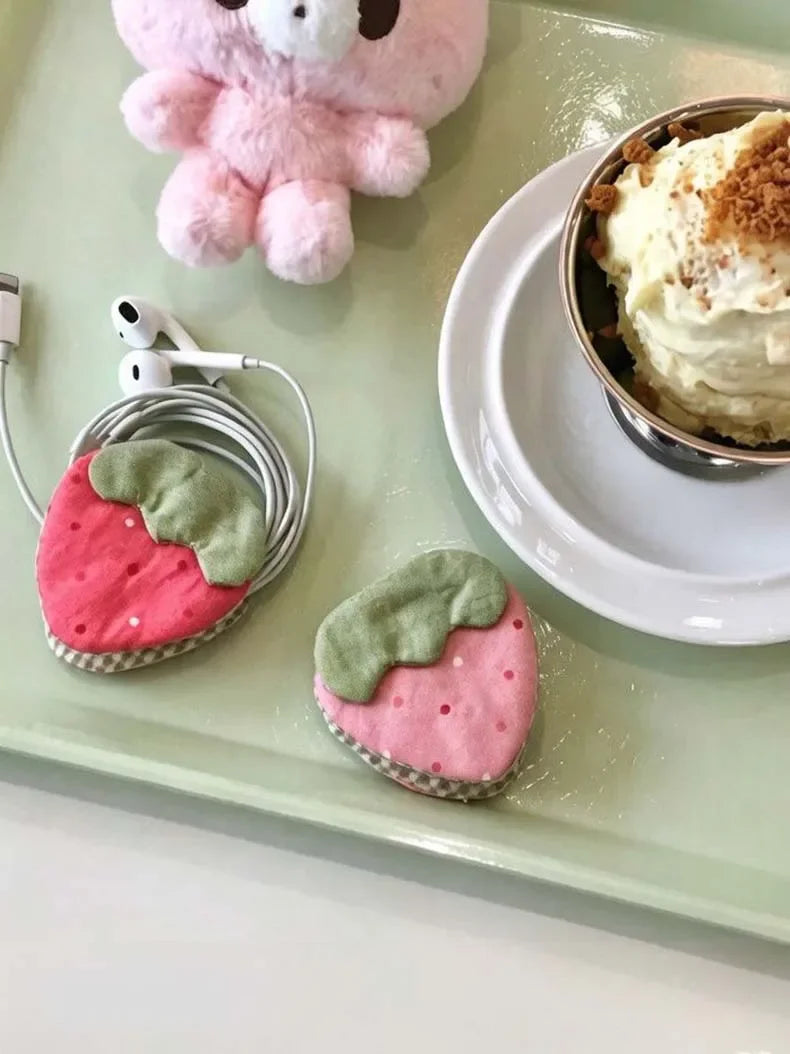 Kawaii Strawberry Wire Tidy
