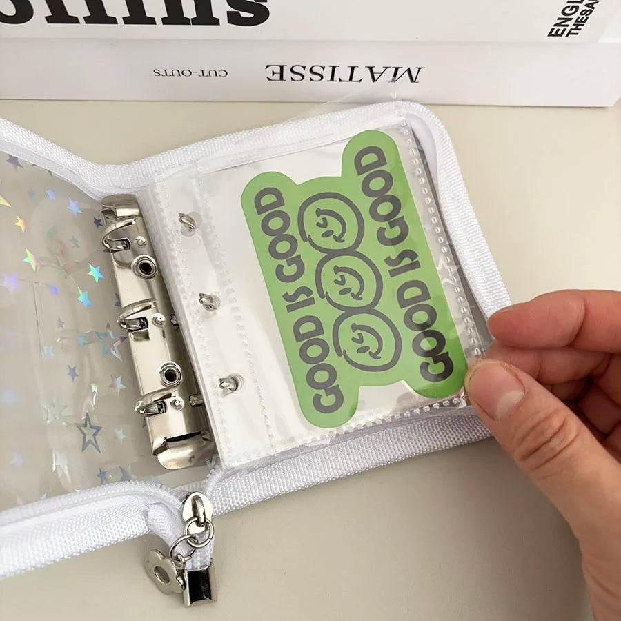 Mini Star Detail Ring Binder Album