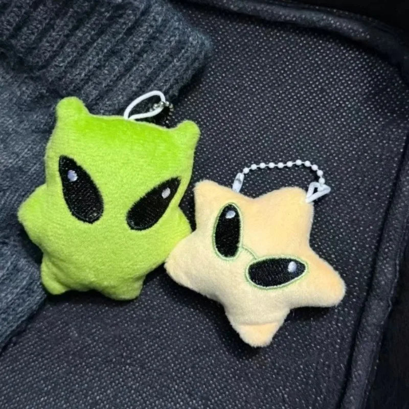 Plush Alien Keychain Bag Charm