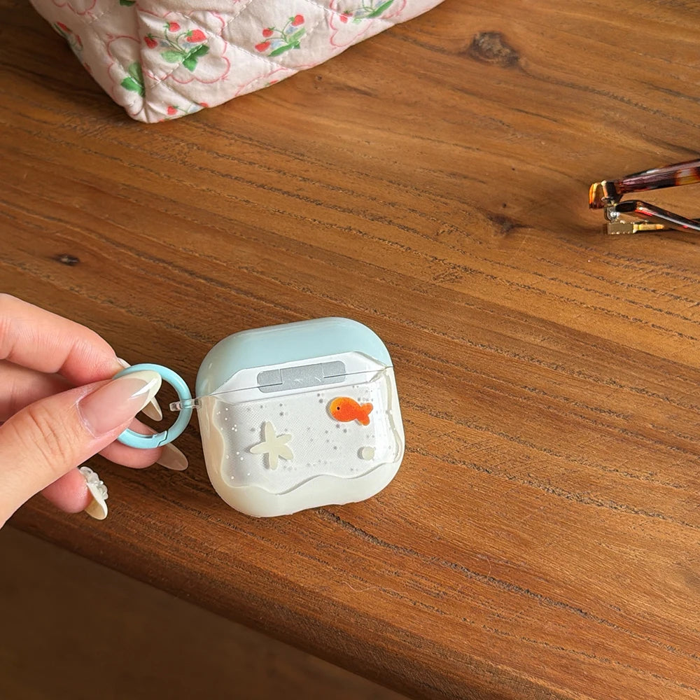 Goldfish Clip-On AirPods Charger Case Cover