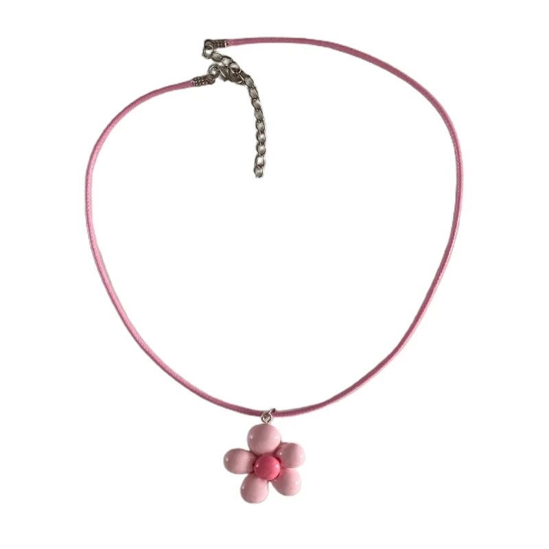 y2K Flower Pop Necklace