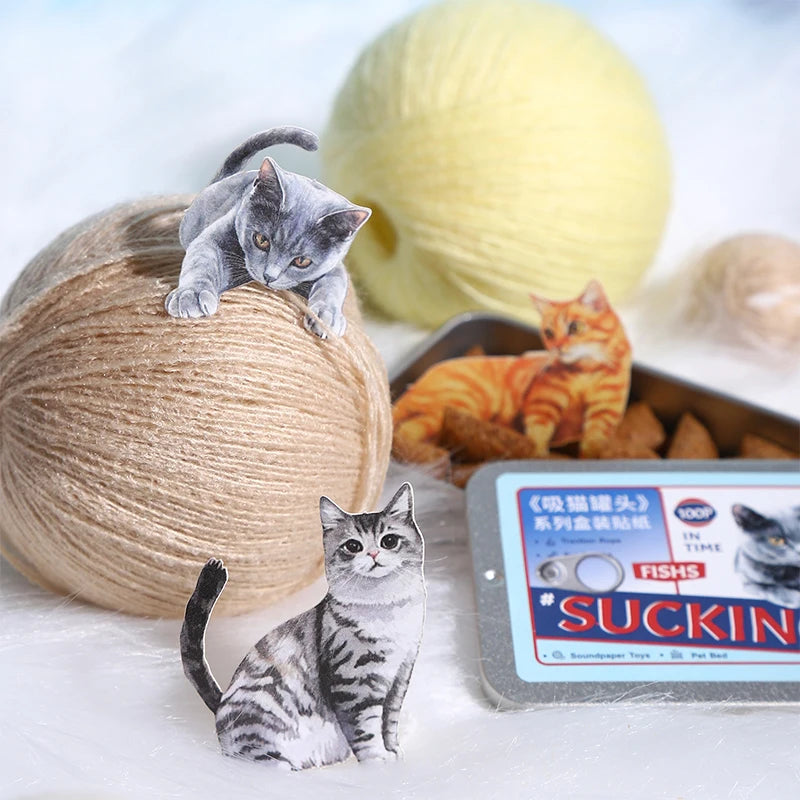 Kitty cat Sticker Tin (100 Stickers)