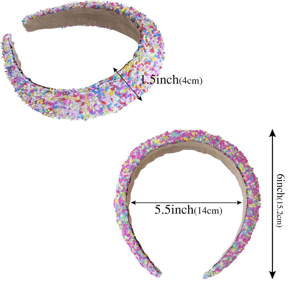 Rainbow Sprinkle Headband