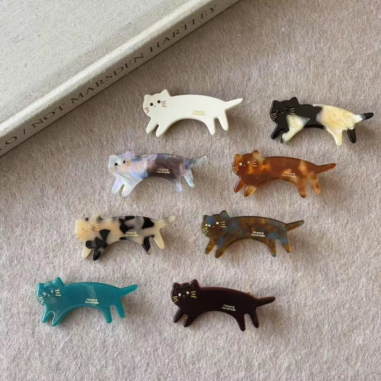 Kitty Cat Hair Clips