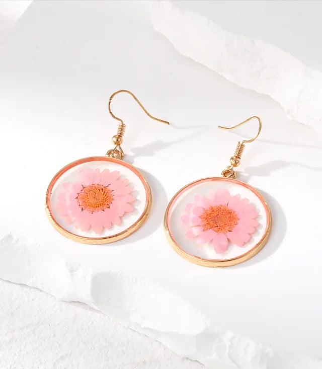 Dried Flower Charm Jewelry
