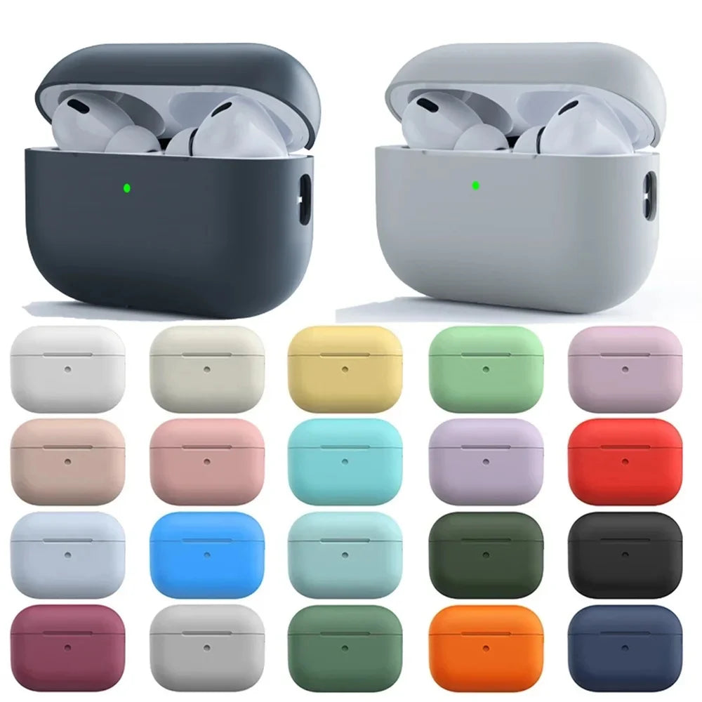 Minimalist Pop Colour AirPods Charger Case Cover