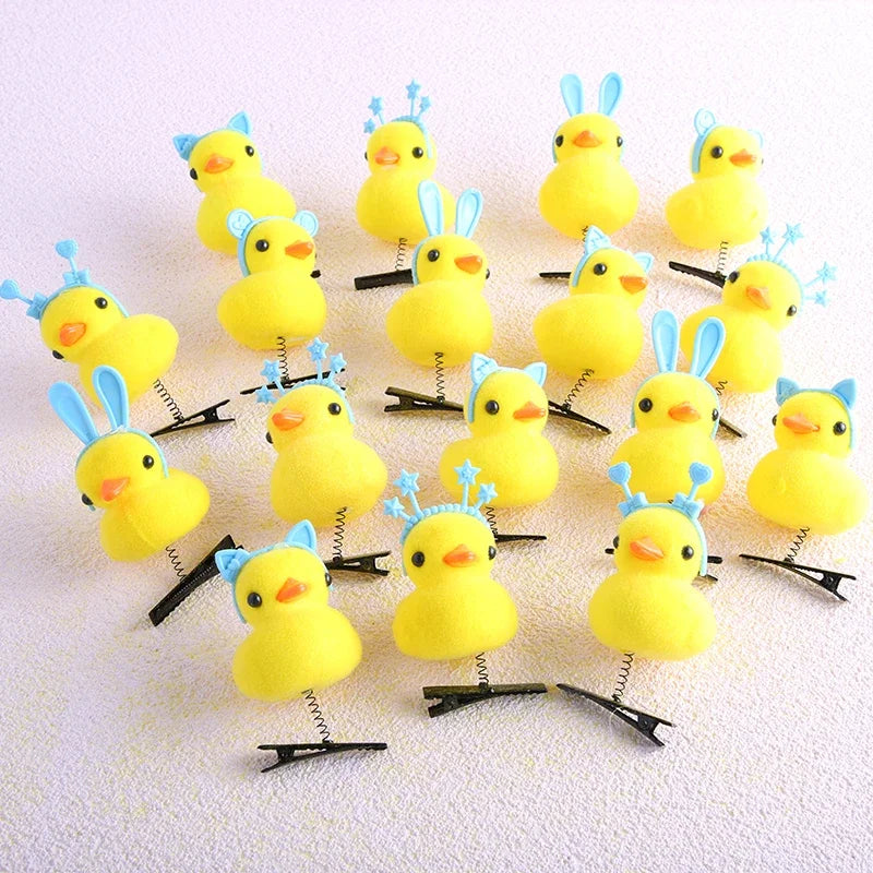 Rubber Ducky Mini Hairclip Set