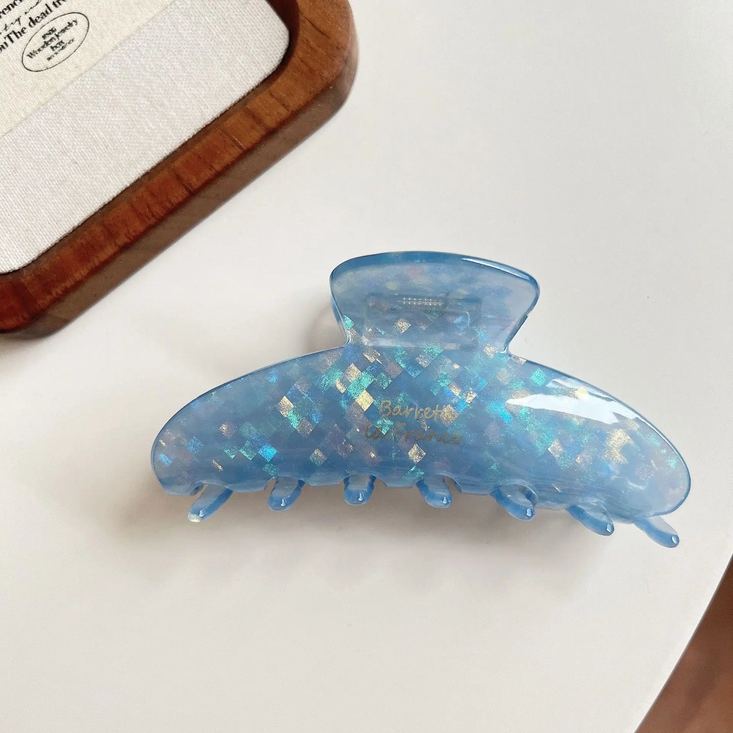 Glossy Acrylic Pastel Hair Claw