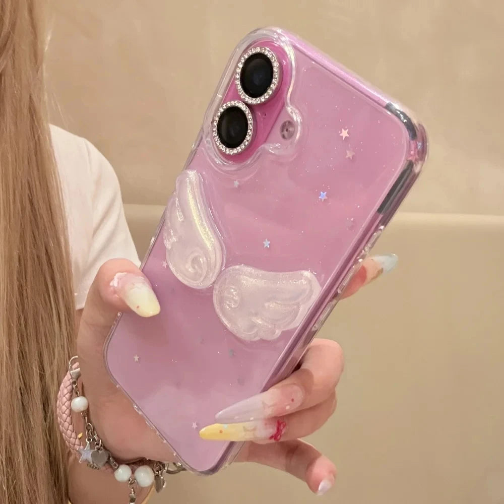 y2K Angel Wings iPhone Case