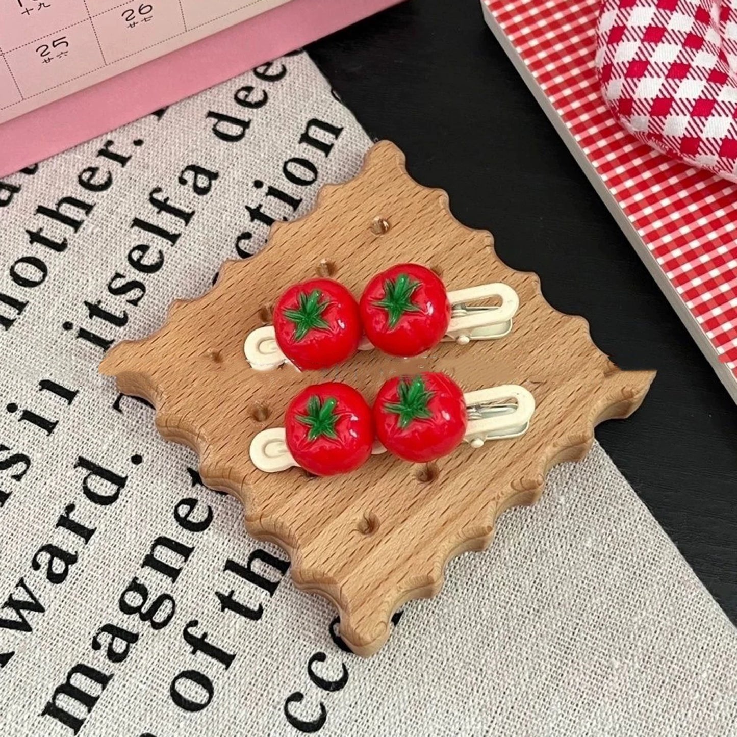 Tomato Hair Clip
