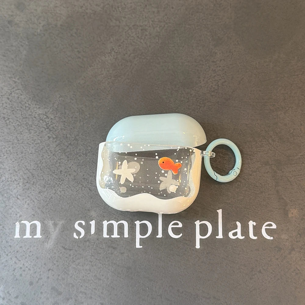 Goldfish Clip-On AirPods Charger Case Cover