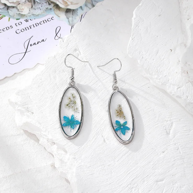 Dried Flower Charm Jewelry