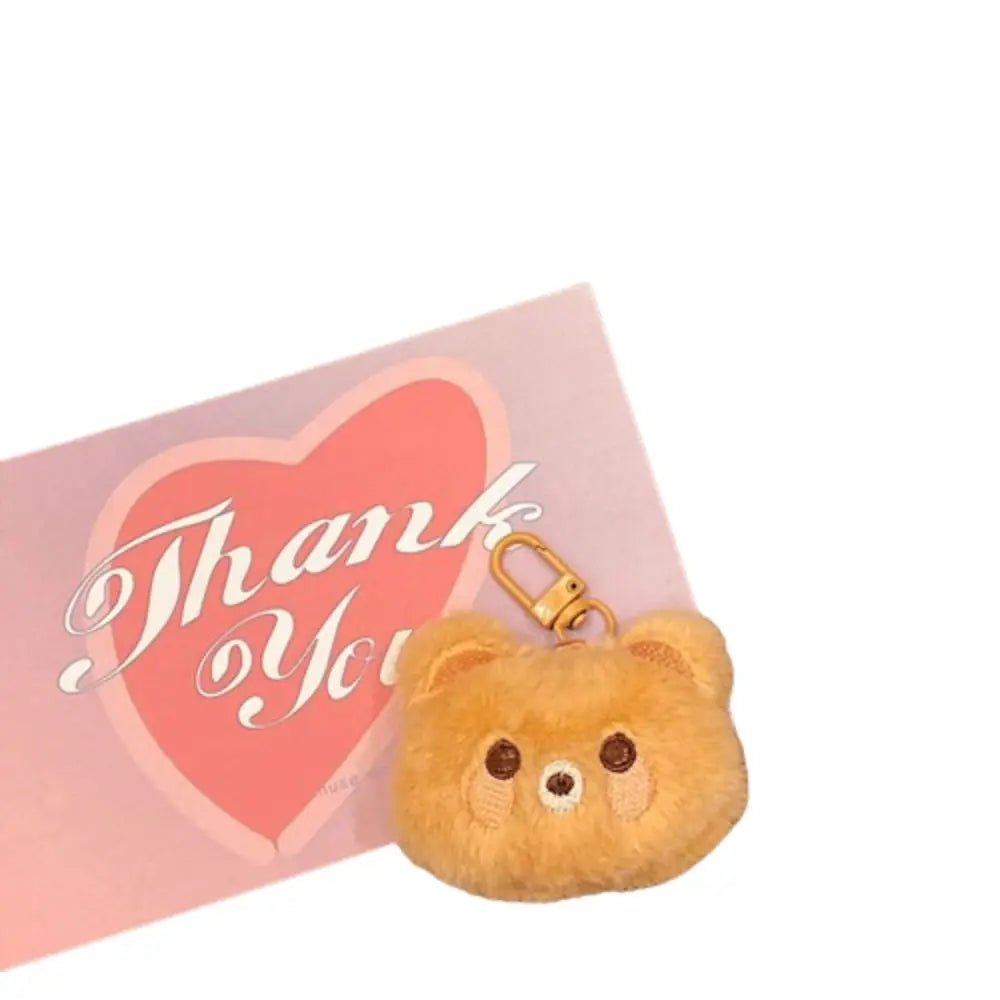 Cartoon Plush Doll Pendant Cute Bunny Brooch Doll Bear Frog Bag Pendant Diy Keychain - Ice Cream Cake