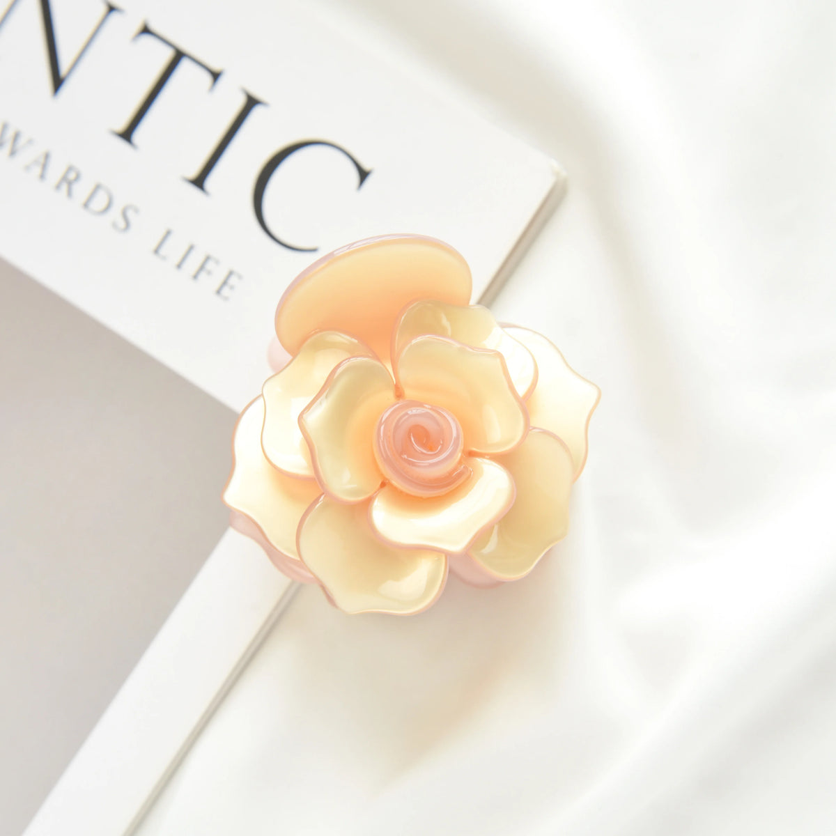 Camellia Hair Claw - Ice Cream Cake