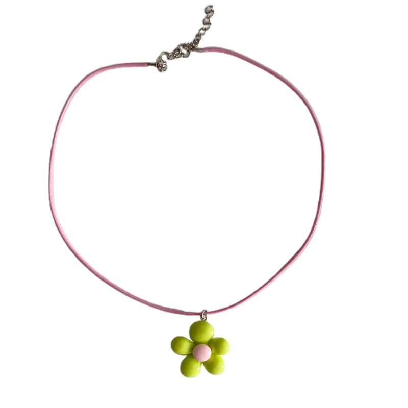 y2K Flower Pop Necklace