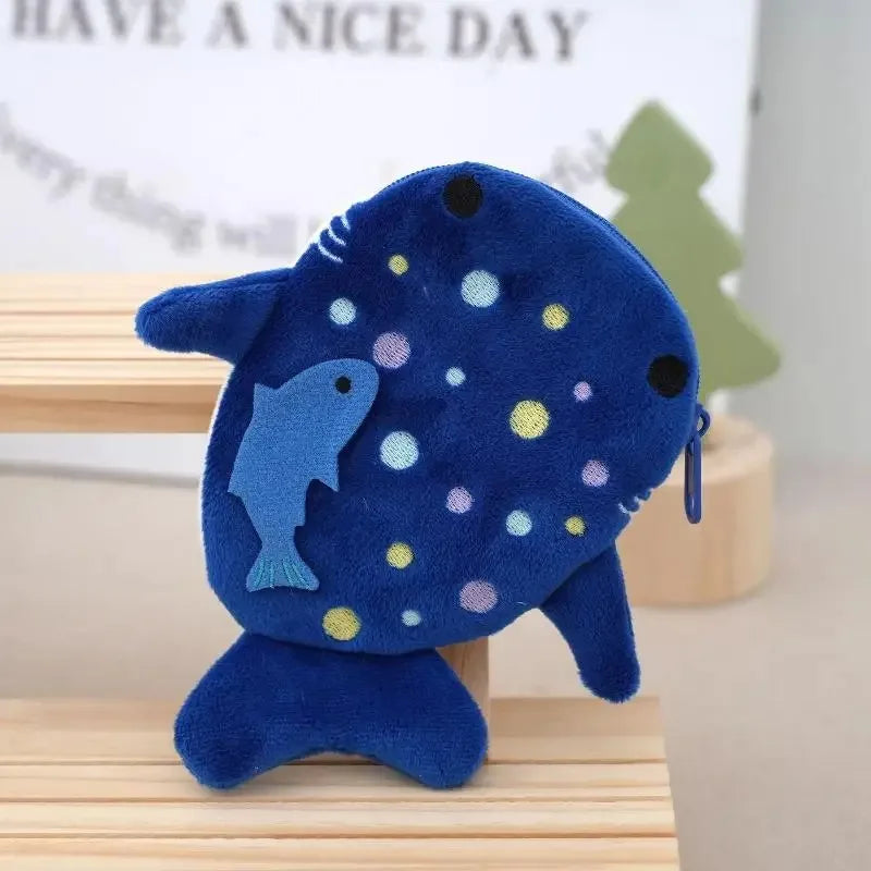 Plush Whale Shark Coin Purse (8 Colours) - Ice Cream Cake