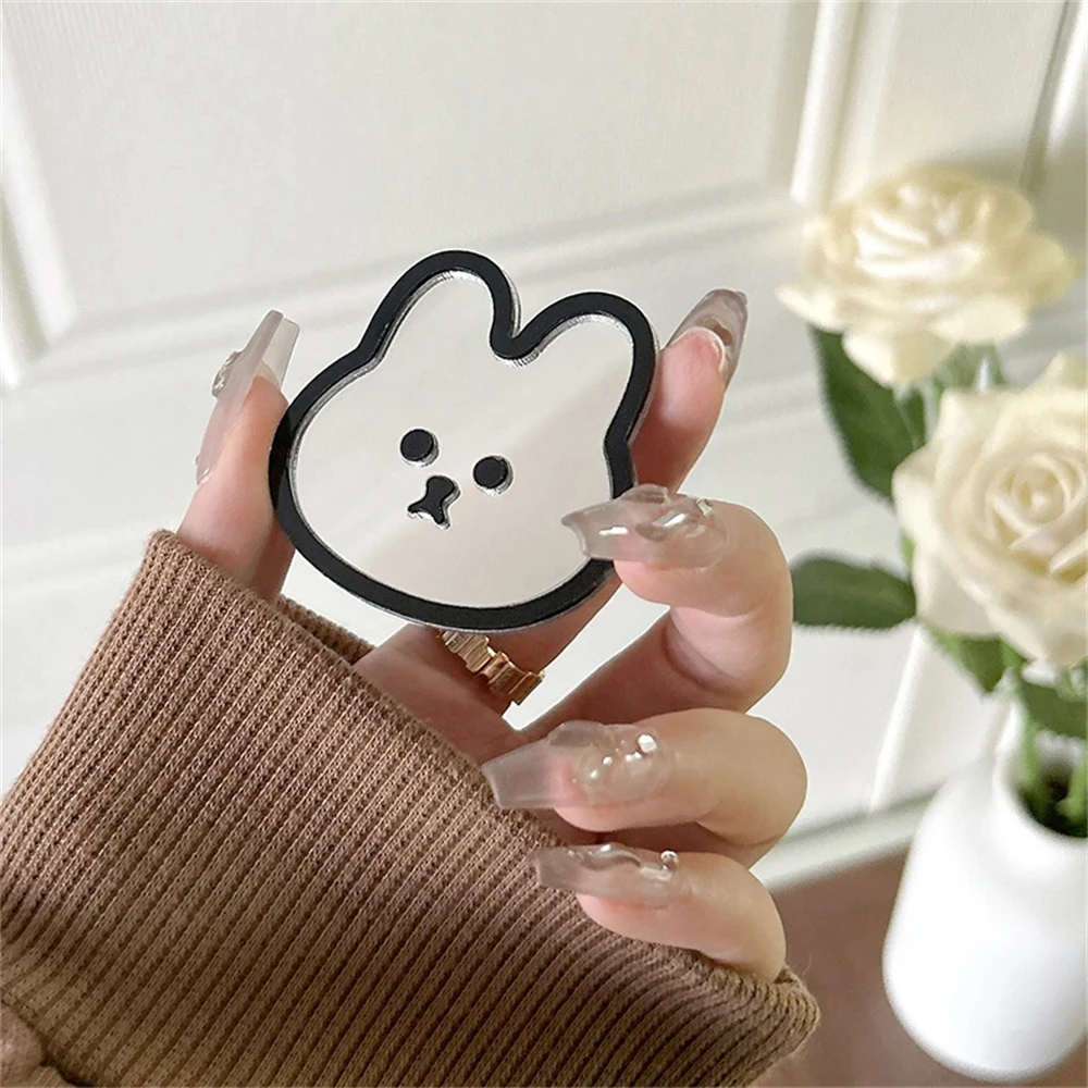 Mirrored Bunny Rabbit Face Phone Grips (7 Colours)
