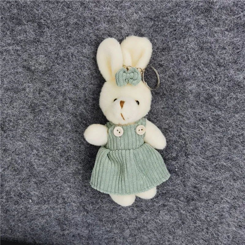 Plush Cottagecore Animal Character Charm Keychain