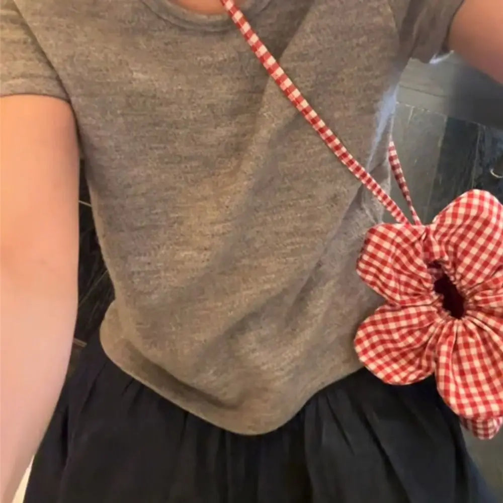 Drawstring Flower Petal Purse (3 Colours) - Ice Cream Cake