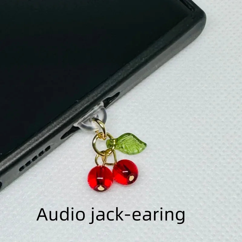 Glossy Cherry Dust Plug Charm