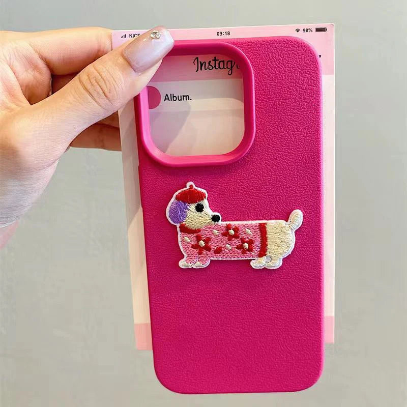 Stylish Sausage Dog iPhone Case