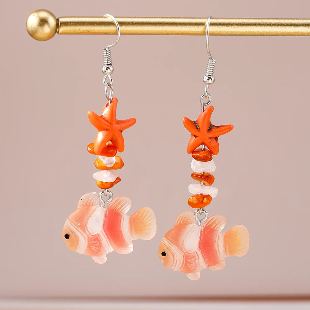 Clownfish Earrings and Necklaces