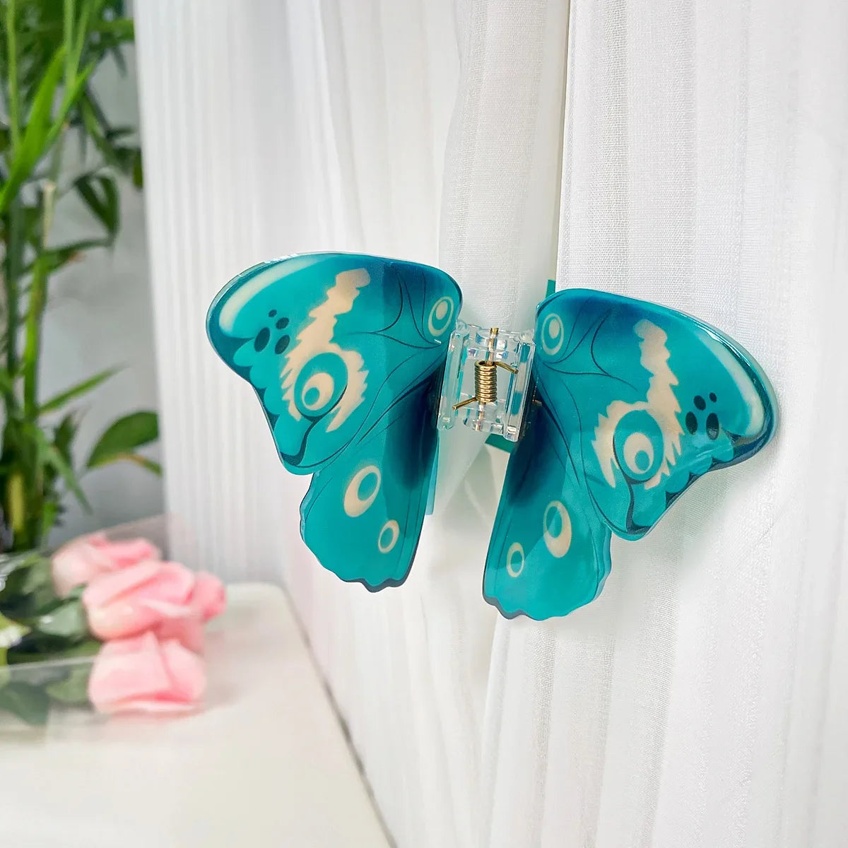 Acrylic Glossy Butterfly Hair Claw